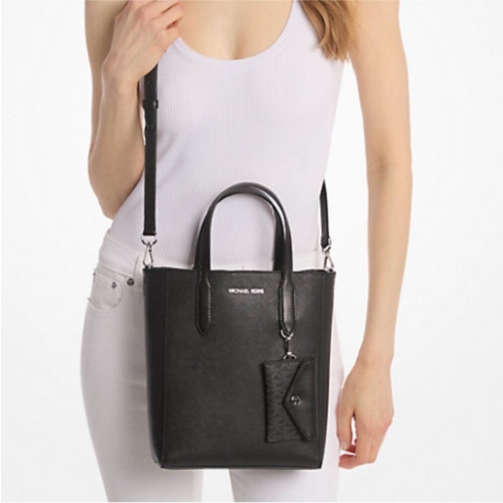 Michael Kors Elegant Black Crossbody Bag With Wallet NWT